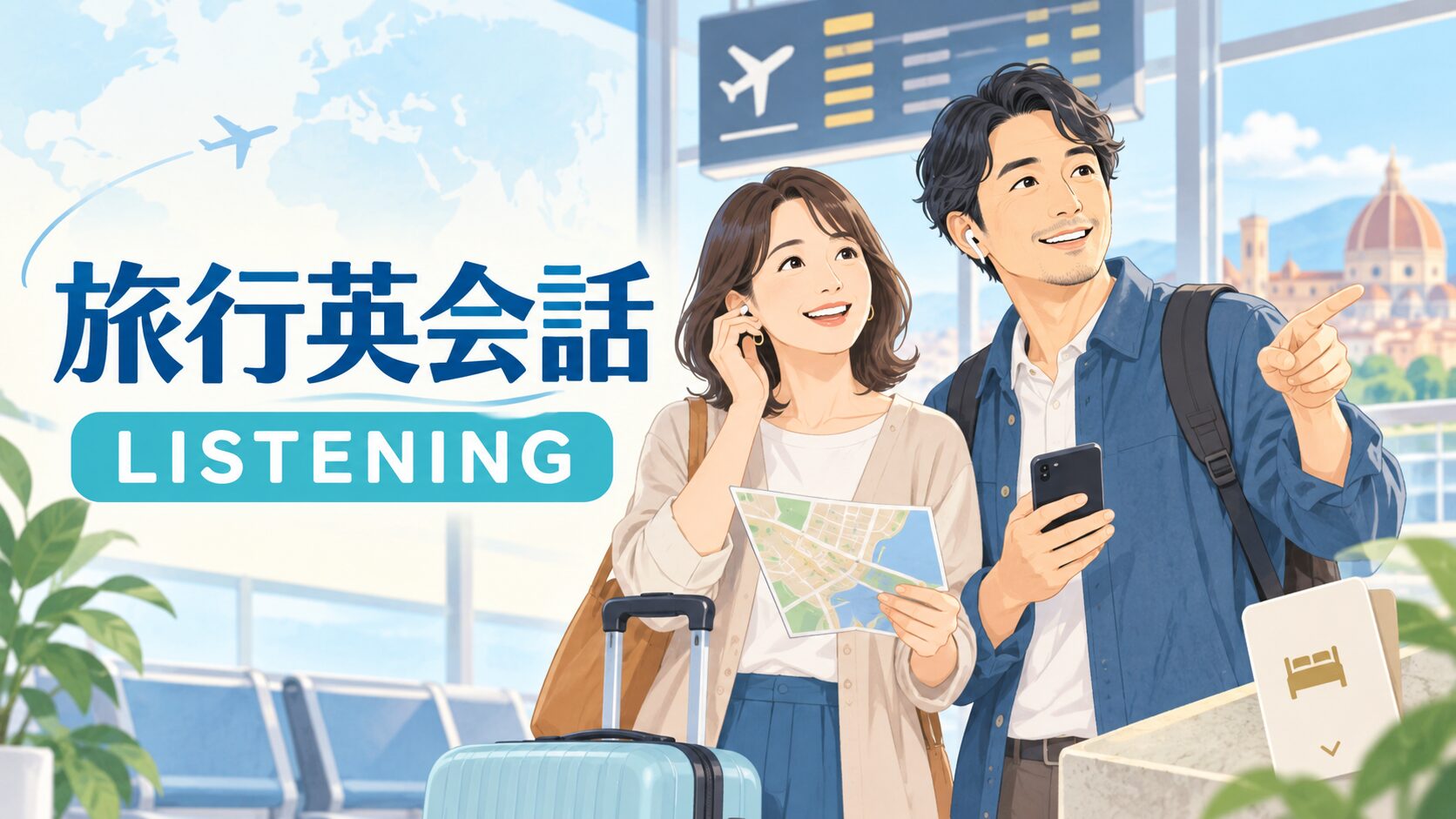旅行英会話リスニング実践コースのアイキャッチ