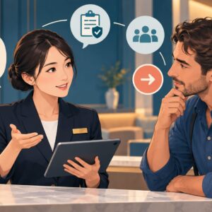 複雑な要望を整理する上級接客英語リスニングコース