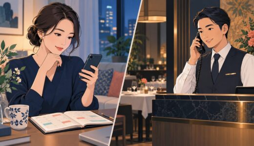 英語リスニング練習｜レストランを電話で予約する日常英会話【初級】